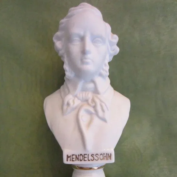 Andrea White Porcelain Composers Busts Made In Japan